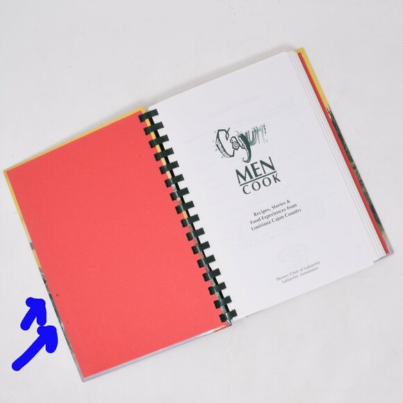 Cajun Men Cook Recipe Book Food Louisiana Hardcover Spiral Illustrated Beaver Cl - Picture 7 of 14